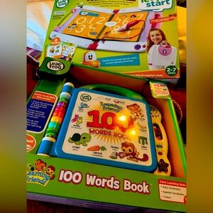BUNDLE! LEAP FROG LEAP START AND 100 WORDS ELECTRONIC BOOK